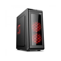 Power Boost VK-1631 500W USB 3.0 ATX Kasa Meshed Panel Full Siyah - 1